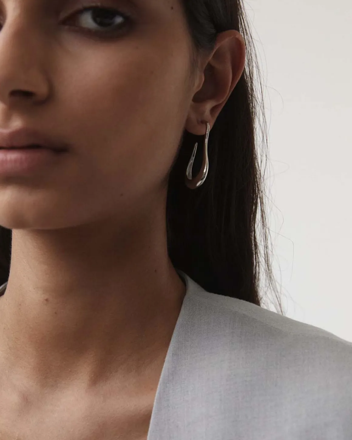 Alora Earrings in Silver