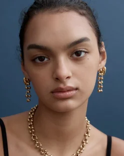 Amanda Earrings in Gold