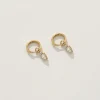 Amara Earrings in Gold/Crystal