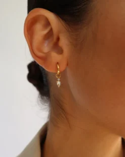 Amara Earrings in Gold/Crystal