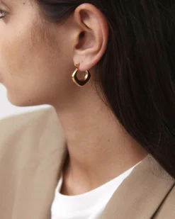 Arrow Earrings in Gold