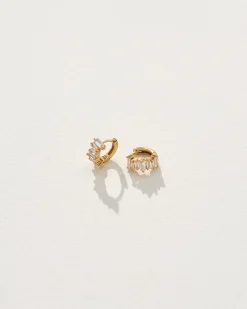 Autun Huggies in Gold/Crystal