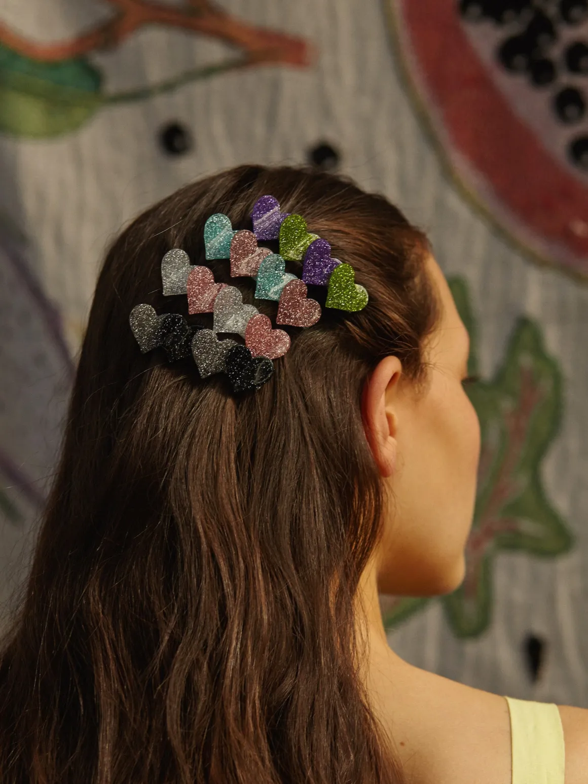 Bambi Clips Pink u0026 Black
