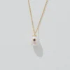 Birthstone Pearl Pendant February