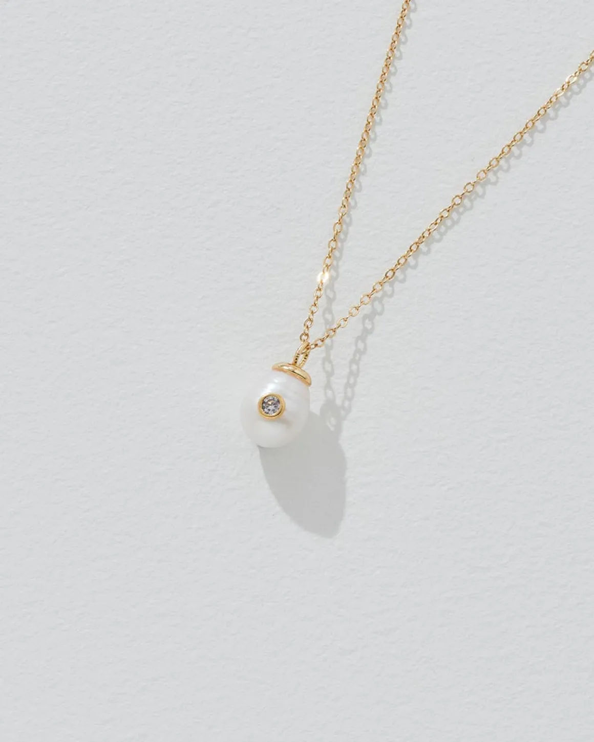 Birthstone Pearl Pendant April