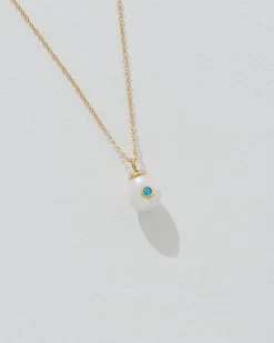 Birthstone Pearl Pendant March