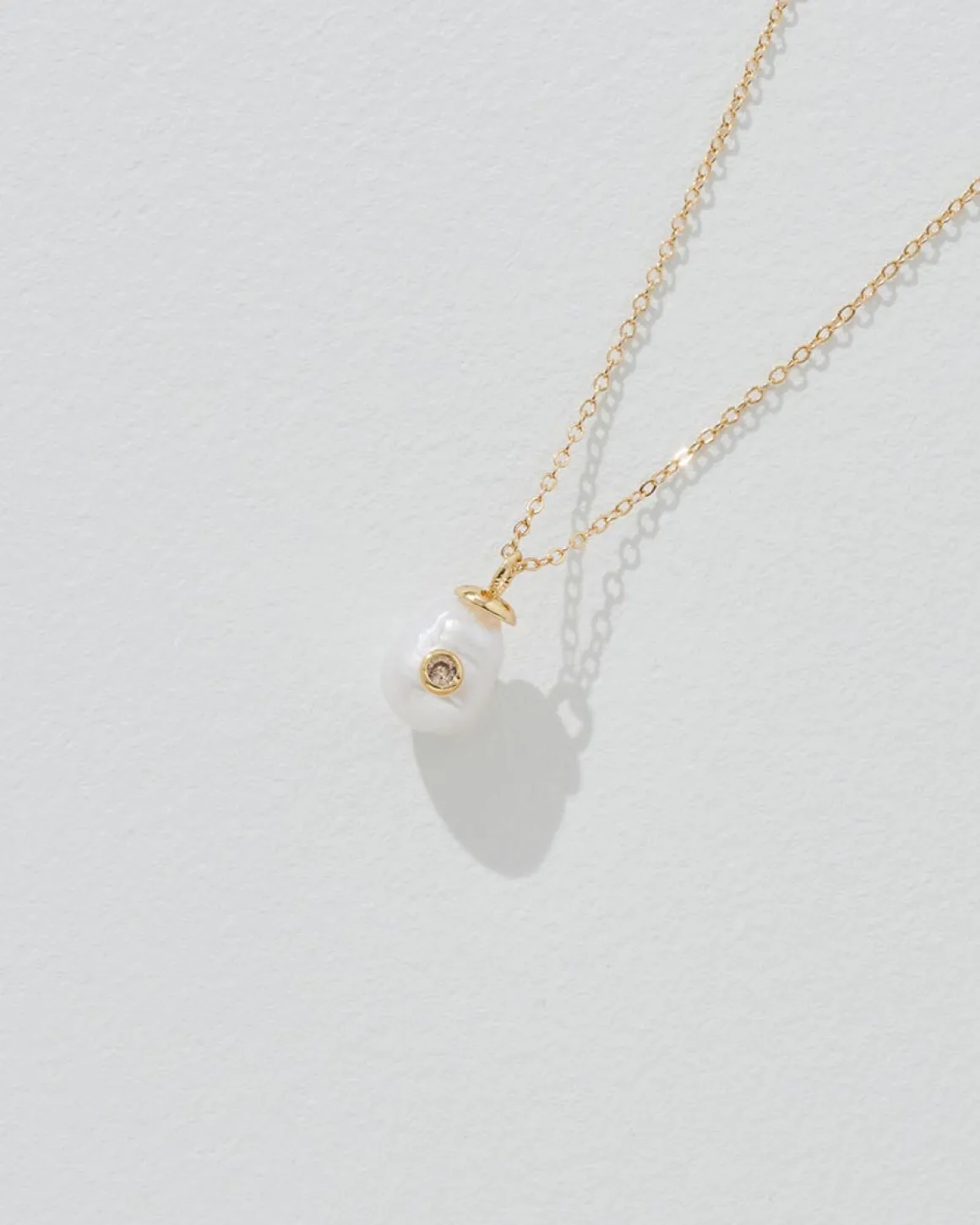 Birthstone Pearl Pendant November