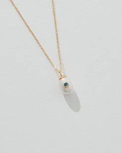 Birthstone Pearl Pendant December