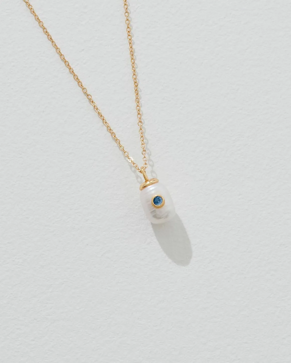 Birthstone Pearl Pendant December