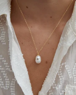 Birthstone Pearl Pendant February