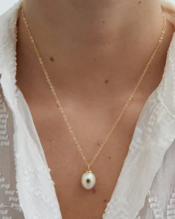 Birthstone Pearl Pendant August
