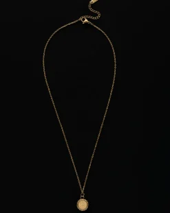 Cancer Zodiac Charm Necklace in Gold
