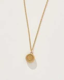 Capricorn Zodiac Charm Necklace in Gold