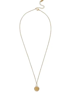 Capricorn Zodiac Charm Necklace in Gold