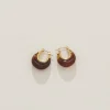 Carter Earrings Amber
