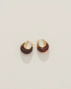 Carter Earrings Amber