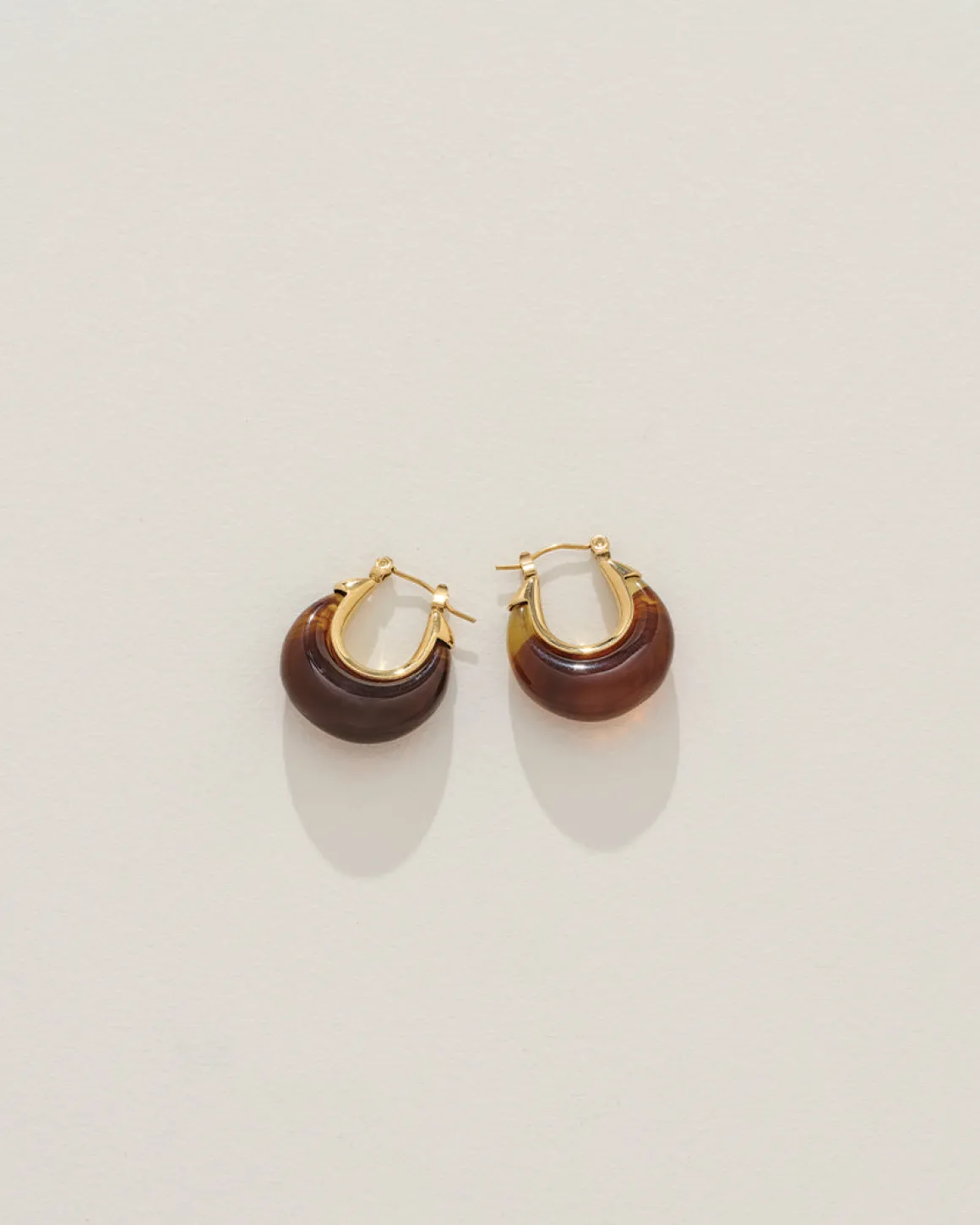 Carter Earrings Amber