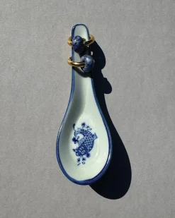 Carys Hoops in Gold u0026 Blue
