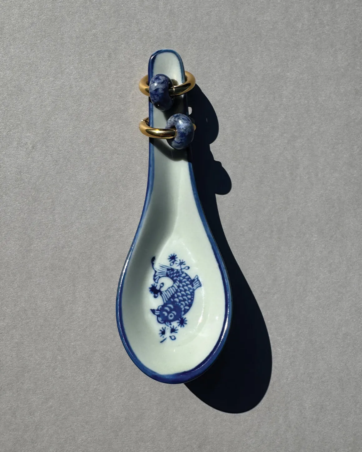 Carys Hoops in Gold u0026 Blue