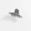 Chequered Clip Black