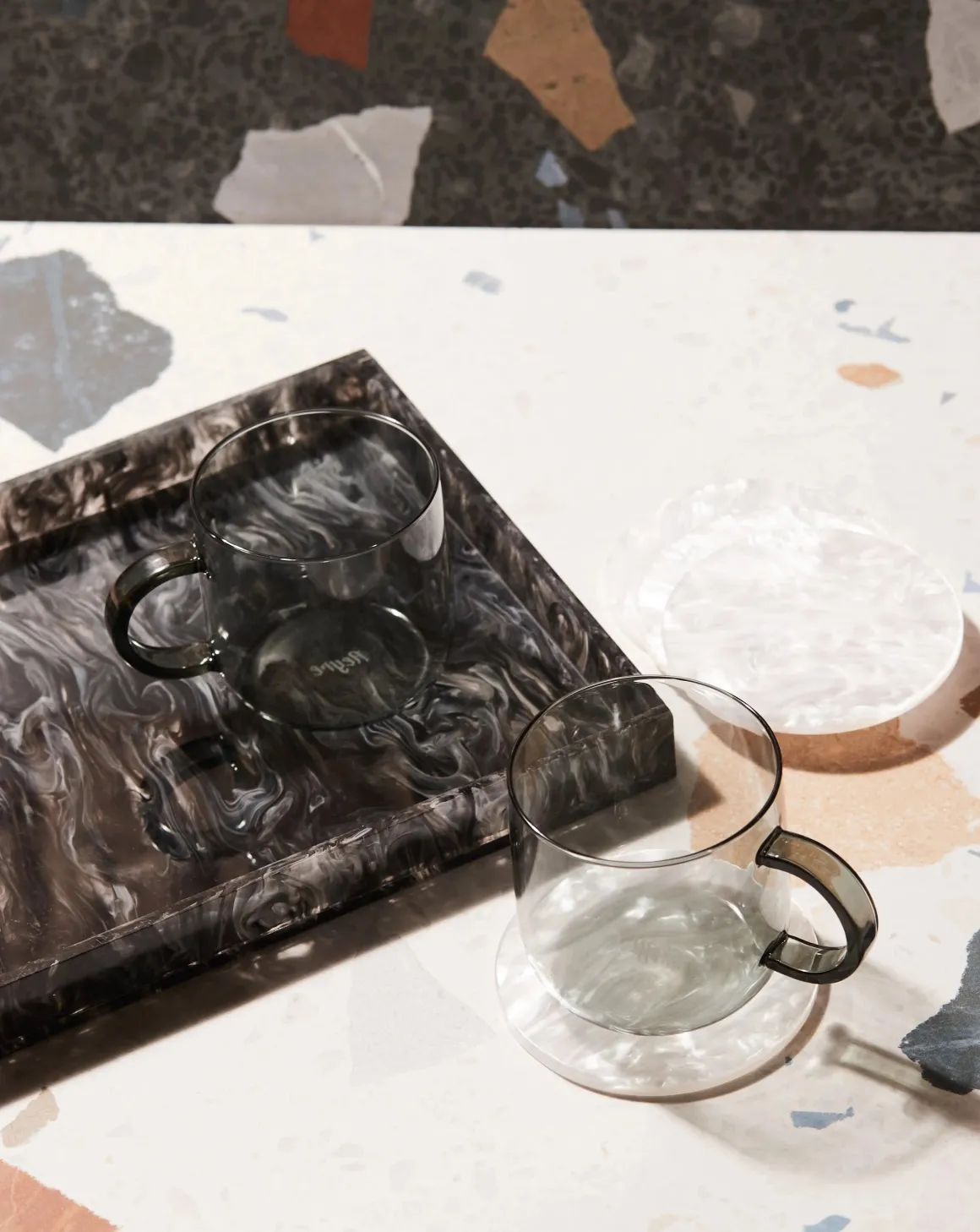 Coro Cup Set in Charcoal