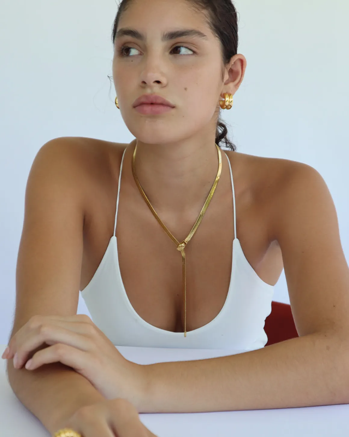 Esme Necklace in Gold