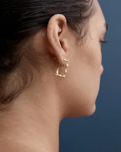 Fatima Earrings in Gold