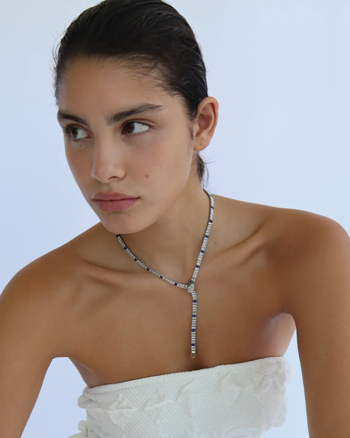 Fia Necklace in Silver