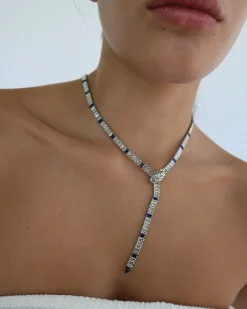Fia Necklace in Silver