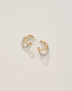 Fletcher Earrings in Gold/Silver