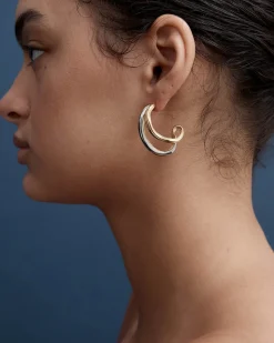 Fletcher Earrings in Gold/Silver