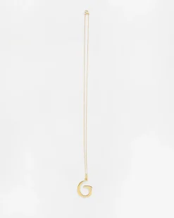 Gold Letter G Necklace