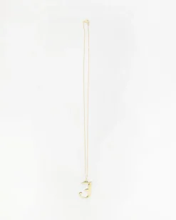 Gold Letter J Necklace