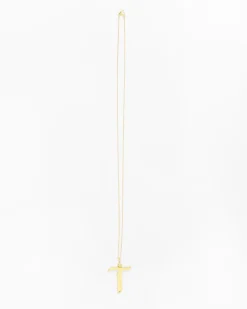 Gold Letter T Necklace