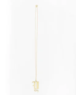 Gold Letter Y Necklace