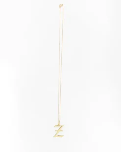 Gold Letter Z Necklace