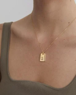 Gold Star Sign Necklace Capricorn