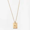 Gold Star Sign Necklace Gemini