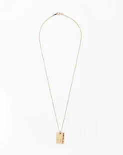 Gold Star Sign Necklace Taurus