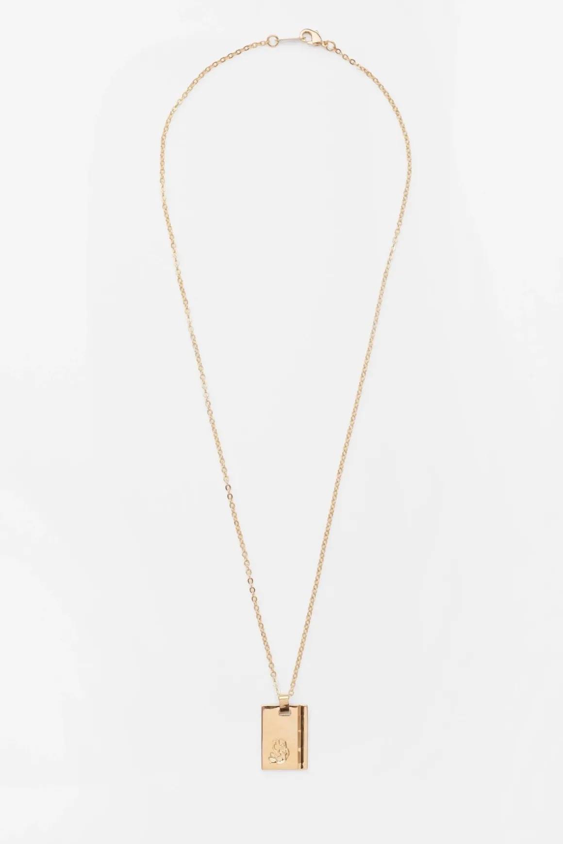 Gold Star Sign Necklace Virgo