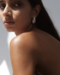 Gwen Earrings in Silver