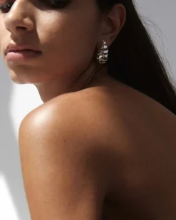 Gwen Earrings in Silver