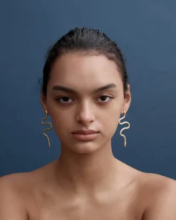 Hudson Earrings in Gold