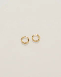 Isolde Huggies in Gold