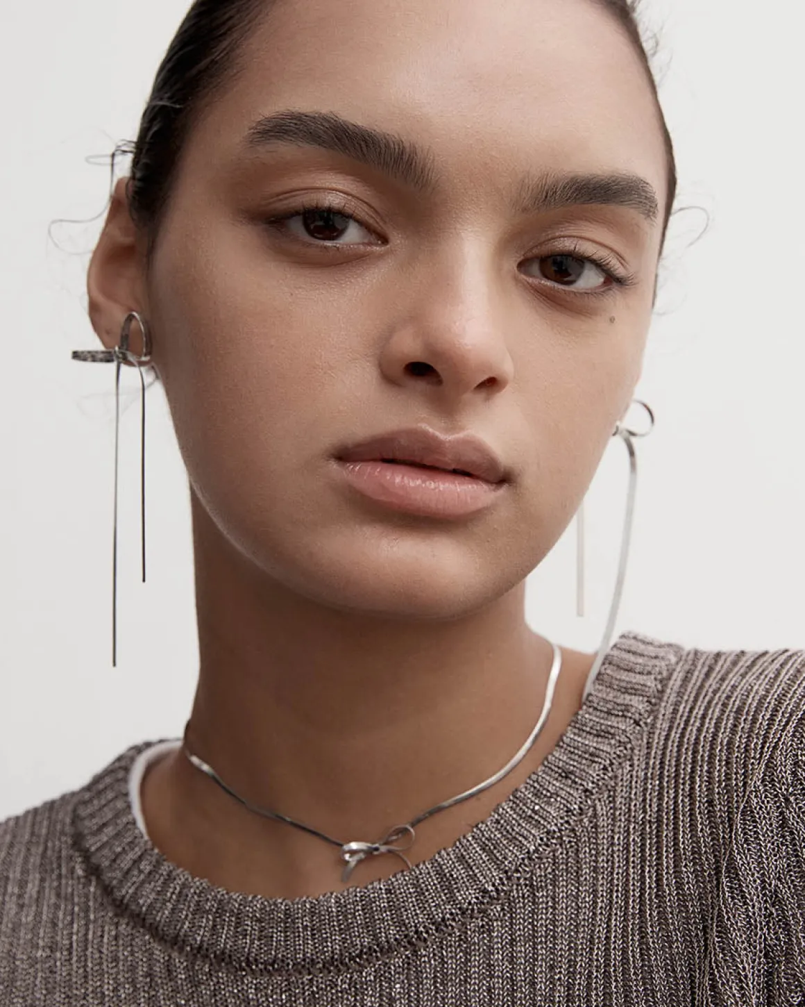 Kayla Necklace in Silver
