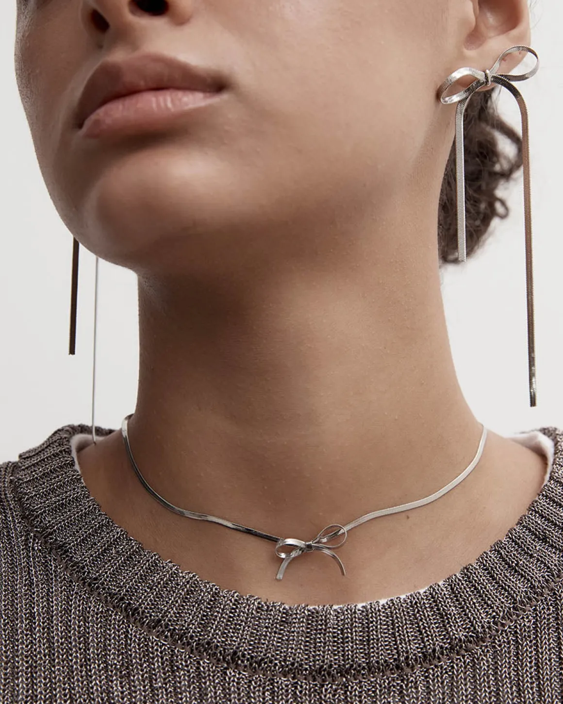 Kayla Necklace in Silver