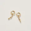 Lilibeth Earrings in Gold/Crystal