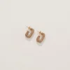 Logan Earrings in Pink/Gold
