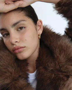 Lyra Hoops in Gold
