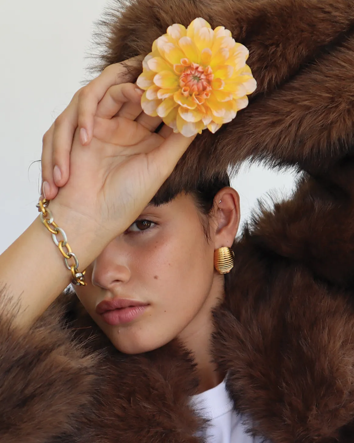 Mara Earrings in Gold